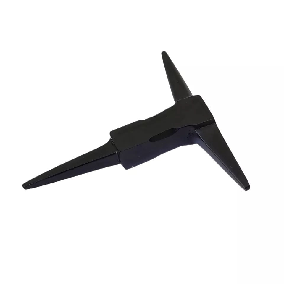 3-1/4" Solid Cast Iron T-Type Stake Anvil - Jewelry Making Metal Forming Tool