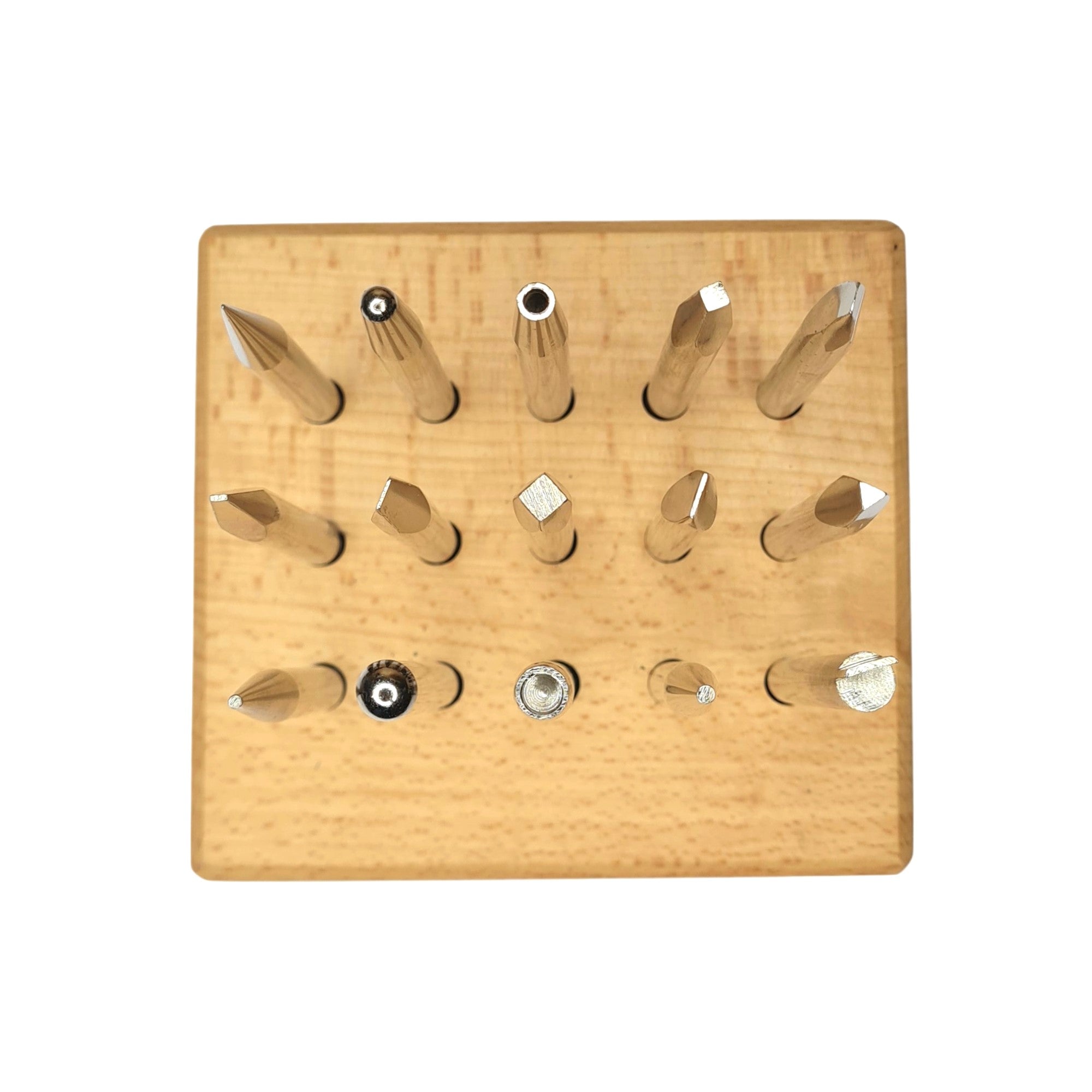 15-Piece Repoussé Punch Set - Jewelry Making Metal Forming Metalsmith Tools