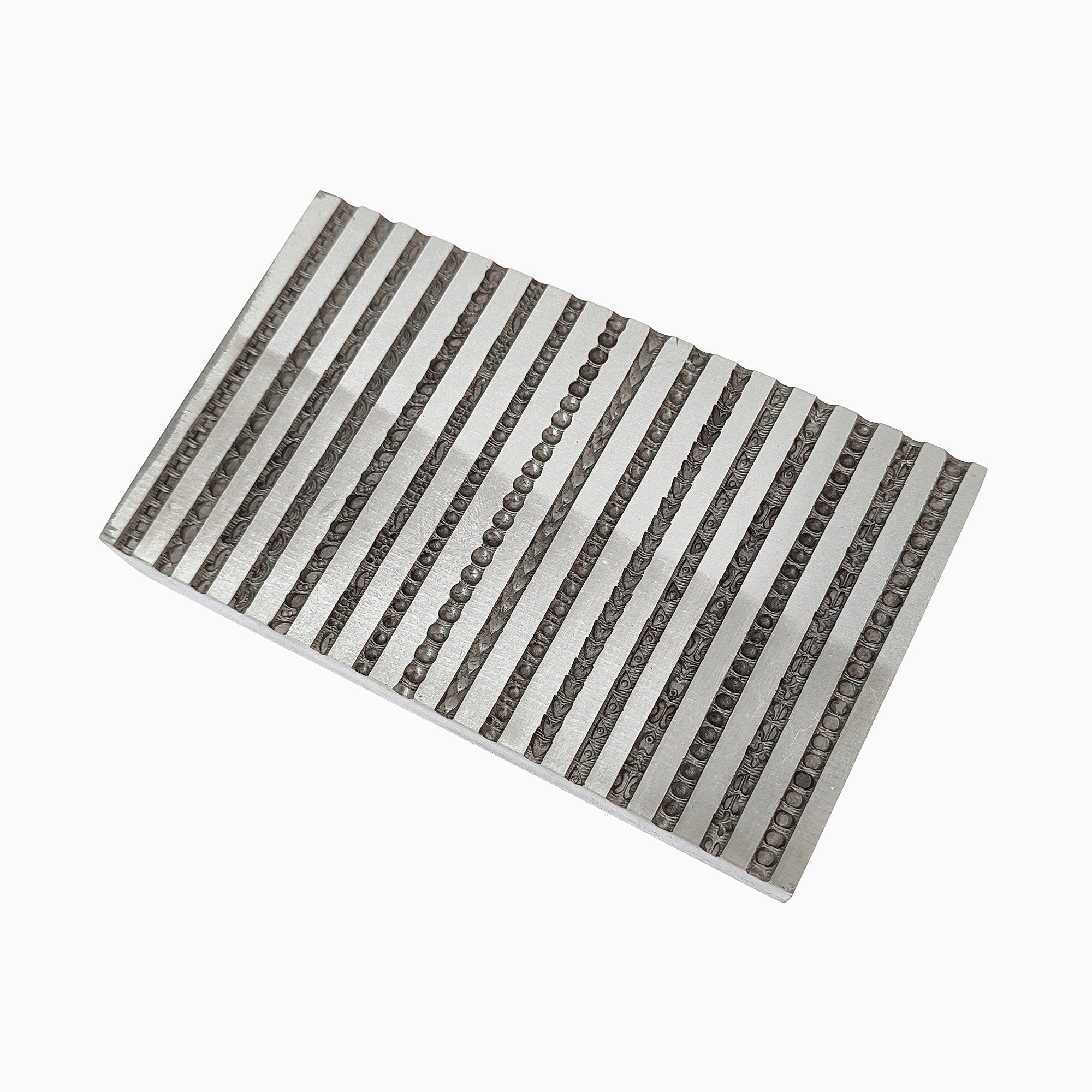 Design #4 Wire Impression Die 16 in 1 Pattern - Wire Bangle Die