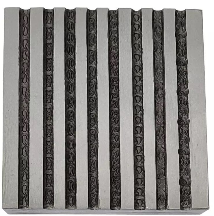 Design #2 Wire Impression Die 8 in 1 Pattern - Wire Bangle Die