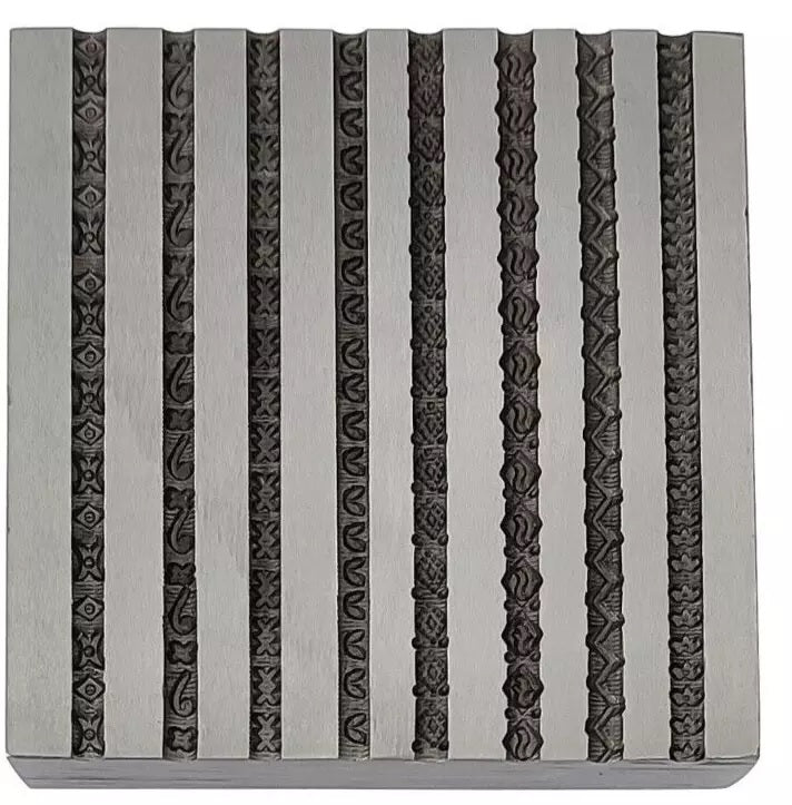 Design #3 Wire Impression Die 8 in 1 Pattern - Wire Bangle Die