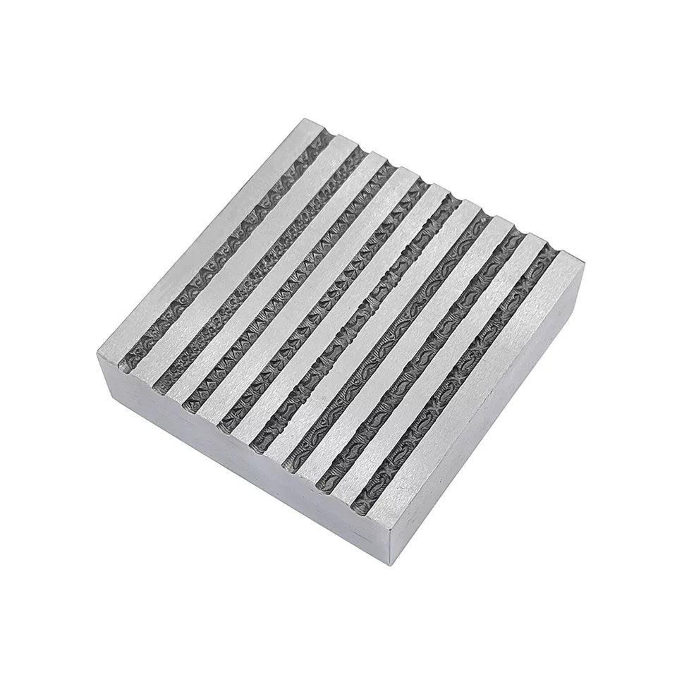 Design #6 Wire Impression Die 8 in 1 Pattern - Wire Bangle Die