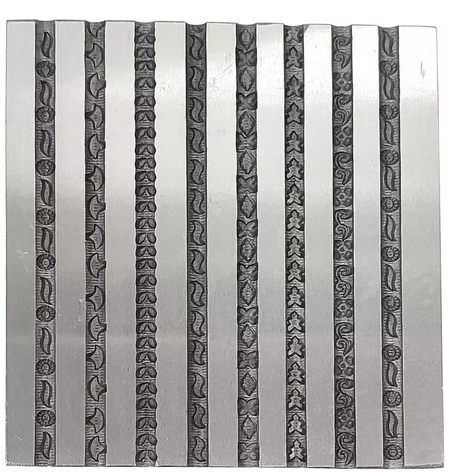 Design #7 Wire Impression Die 8 in 1 Pattern - Wire Bangle Die