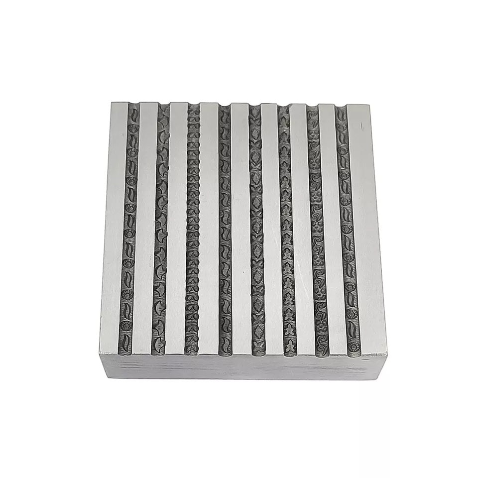 Design #7 Wire Impression Die 8 in 1 Pattern - Wire Bangle Die