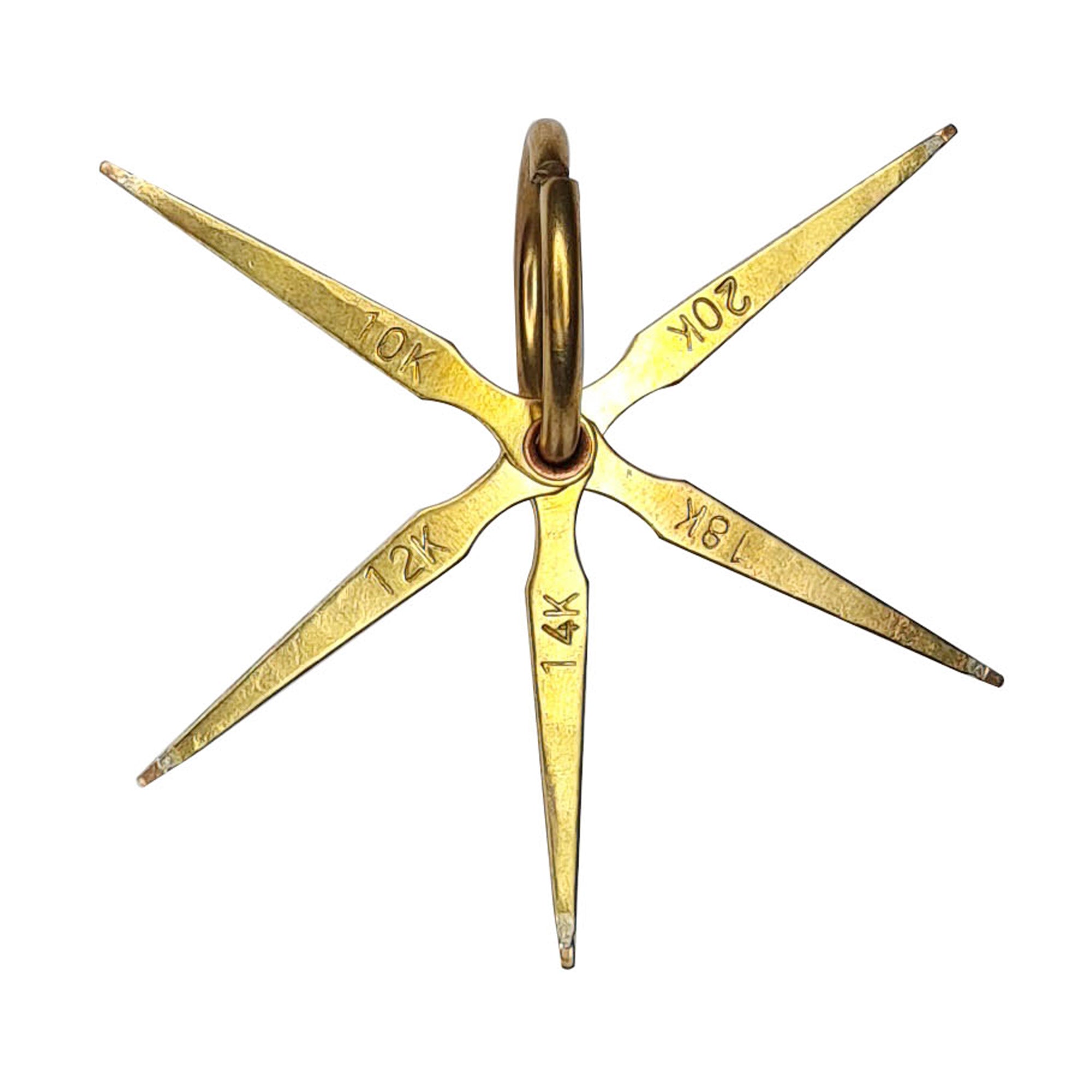 Gold Testing Needle with Set of 5 Needles Size 10k, 12k, 14k, 18k & 20k