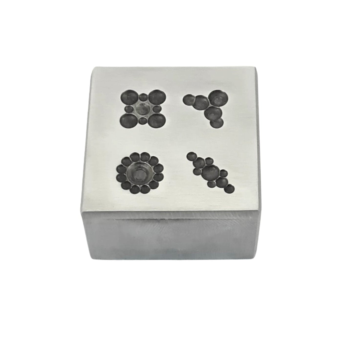 4 Impression Assorted Design Shot Plate - Silversmith Tools - Jewelry Making Die