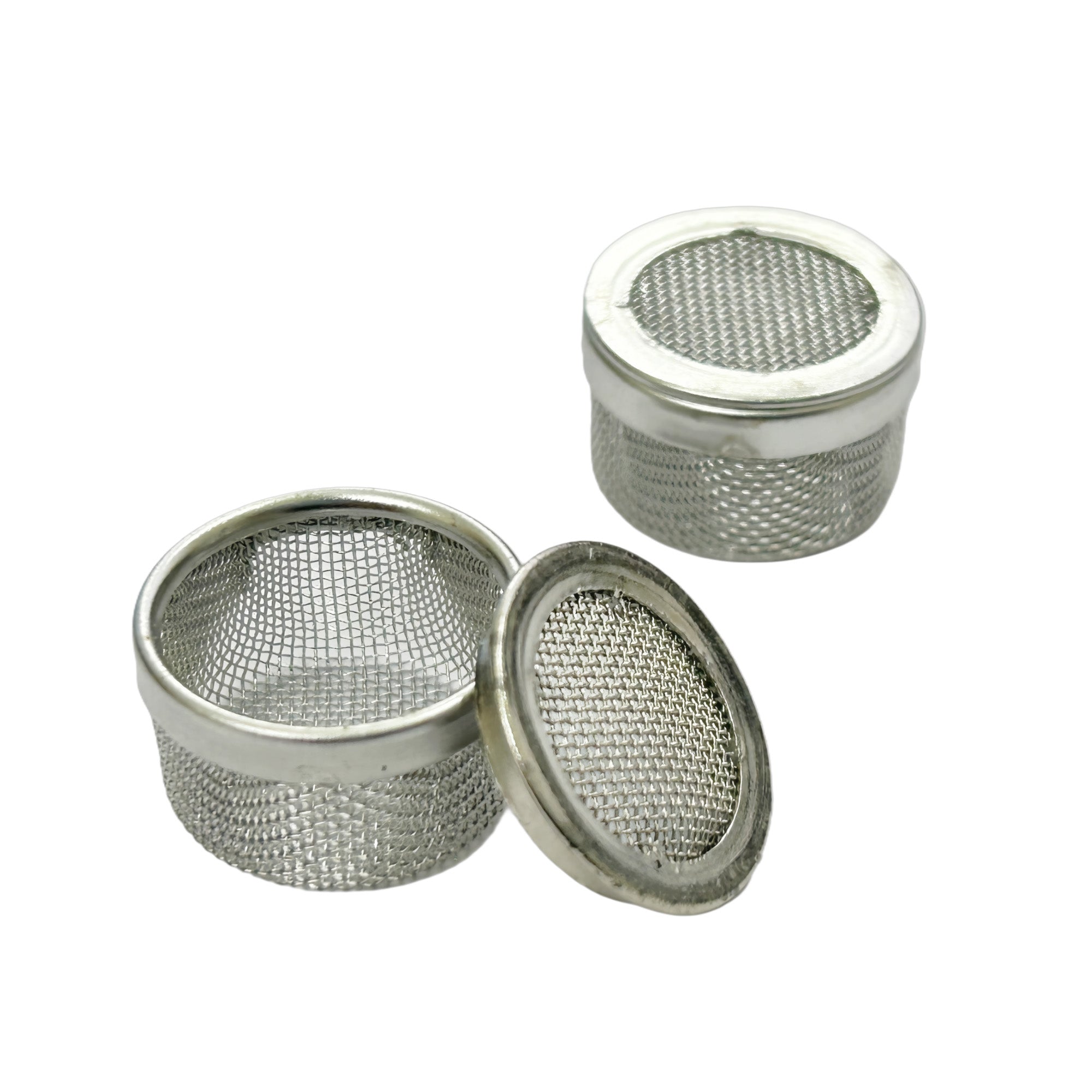 10pc Set Mini Steel Ultrasonic Cleaning Basket Parts Holder Mesh Watch Tool 20mm