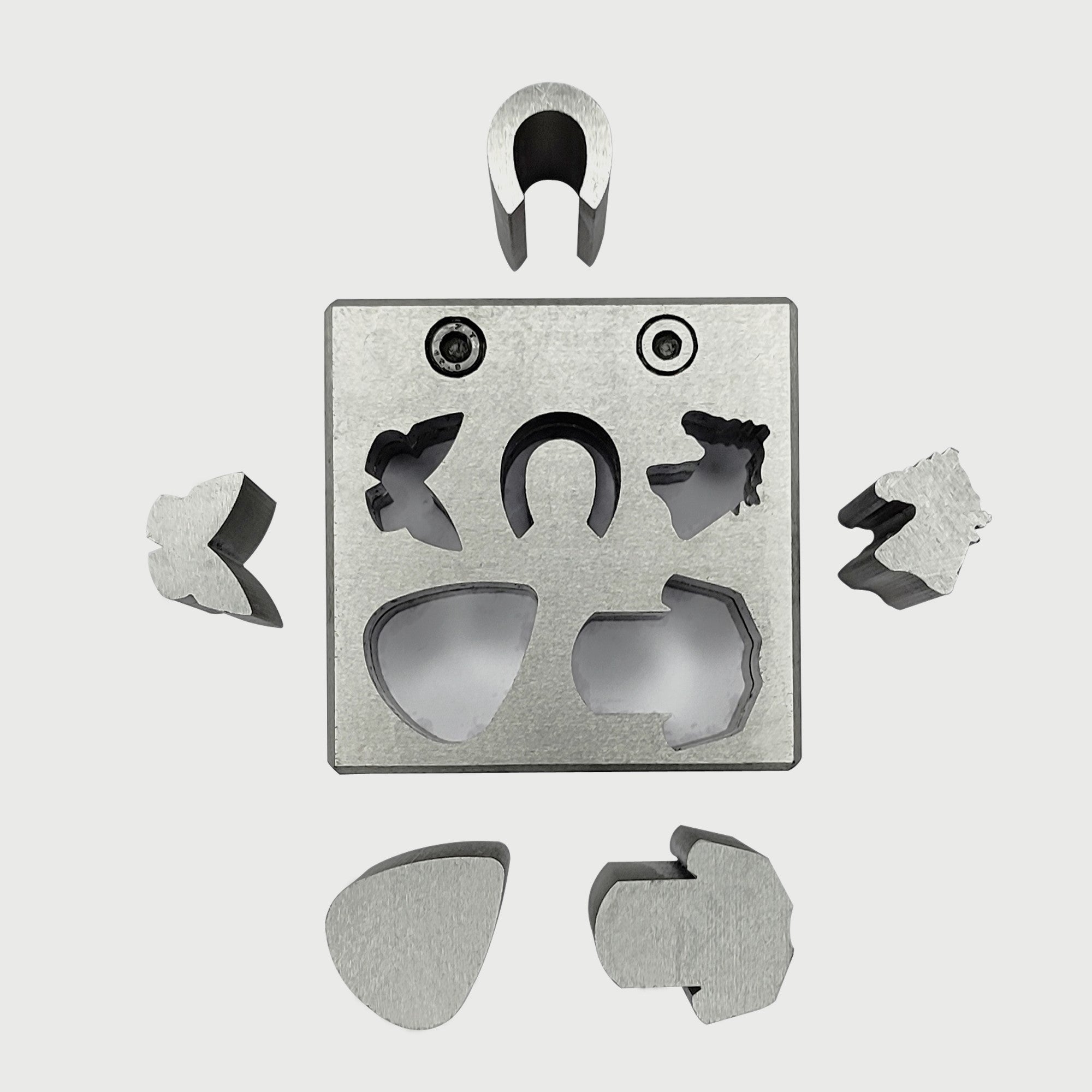 Multi Shape Disc Cutter with Set of 5 Punches- T-shirt, Butterfly, Horse, Magnet