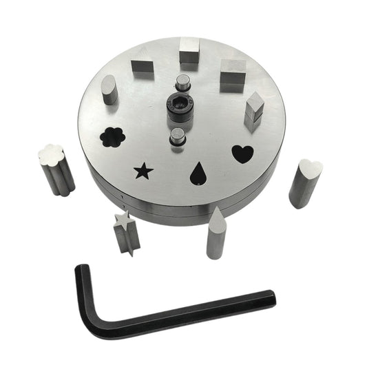 Multi Shape Disc Cutter Set of 9 Punches - Jewelry Making Tool -Different Shapes