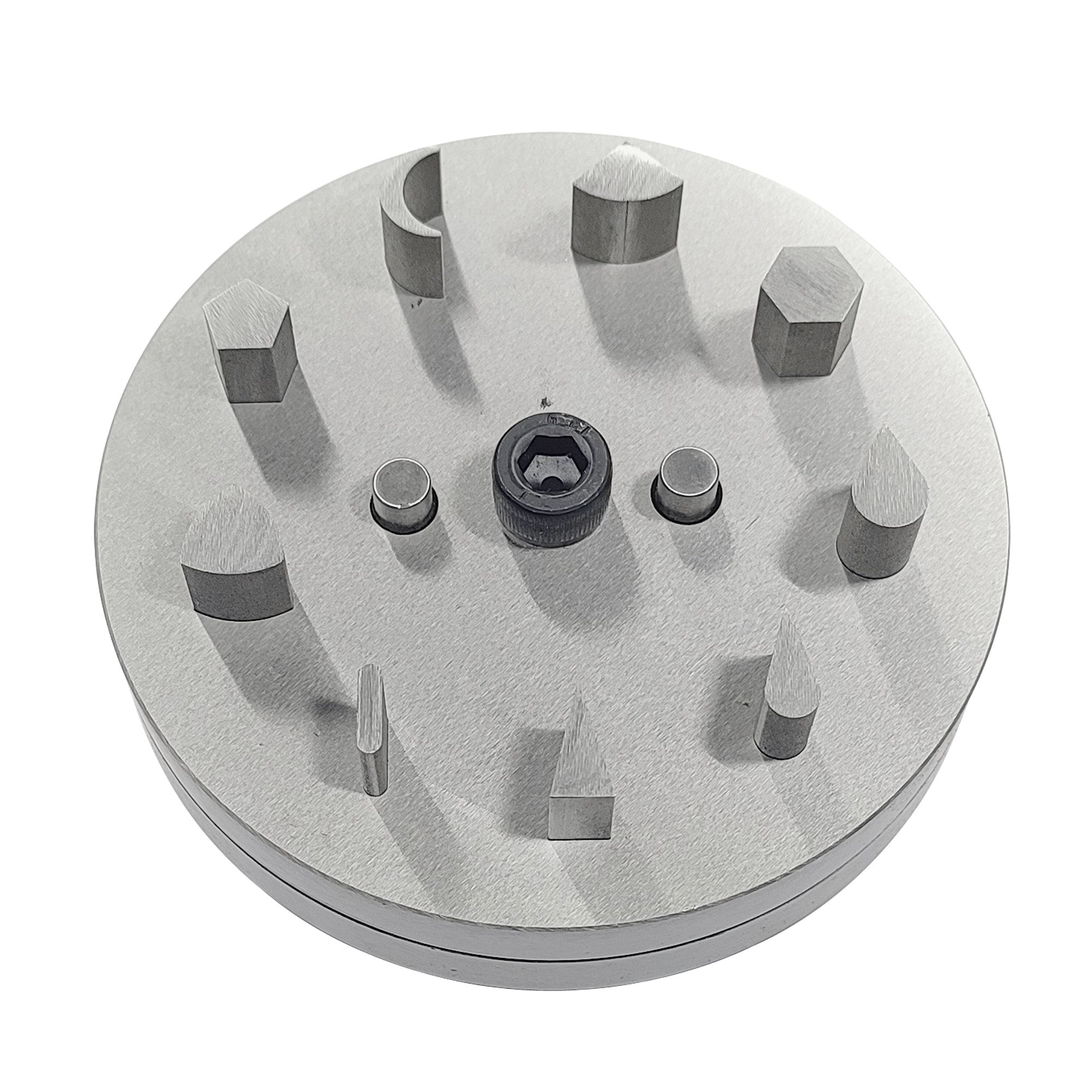 Multi Shape Disc Cutter with Set of 9 Assorted Punches Size 11mm-15mm