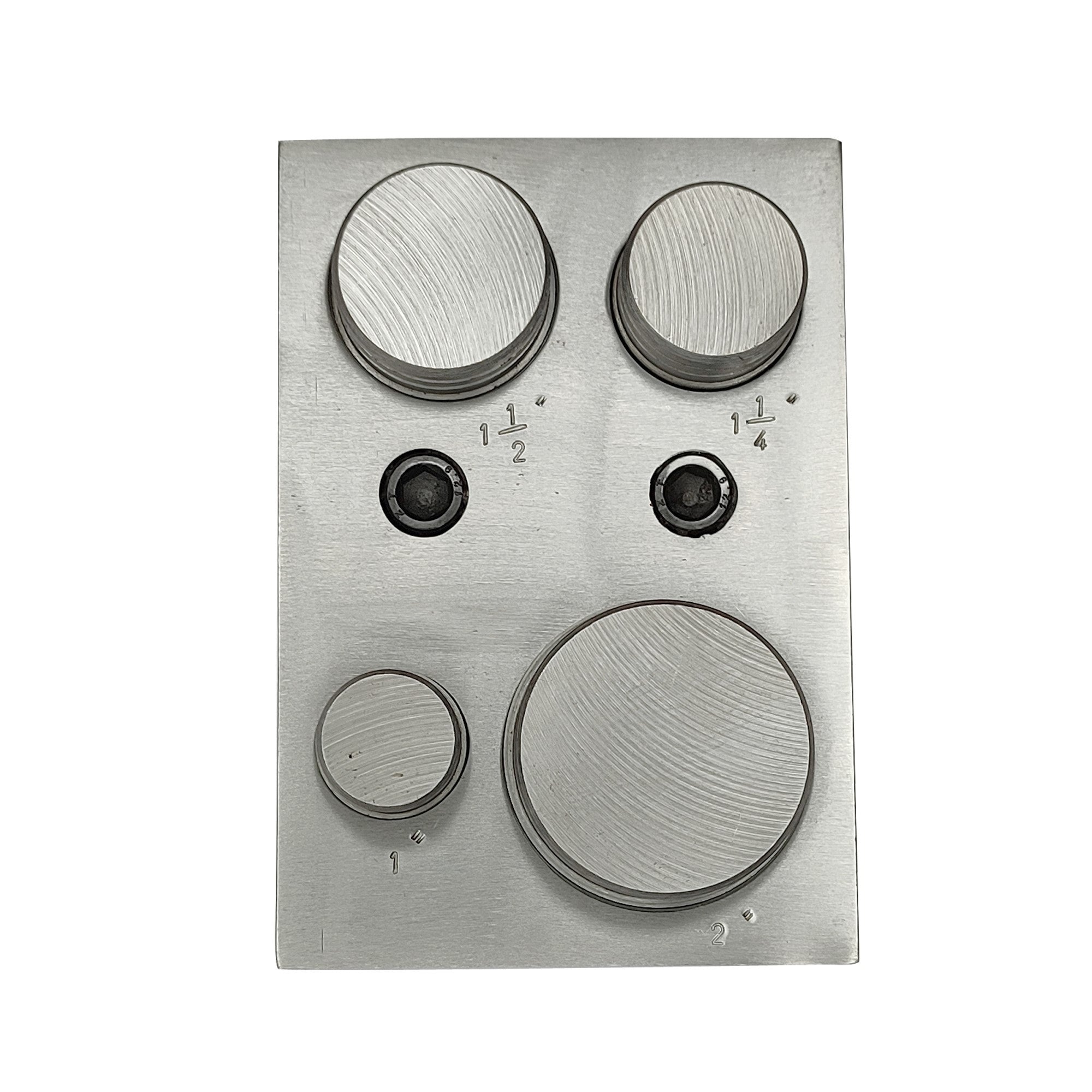 Round Shape Disc Cutter with Set of 4 Circular Punches Size 25mm-50mm