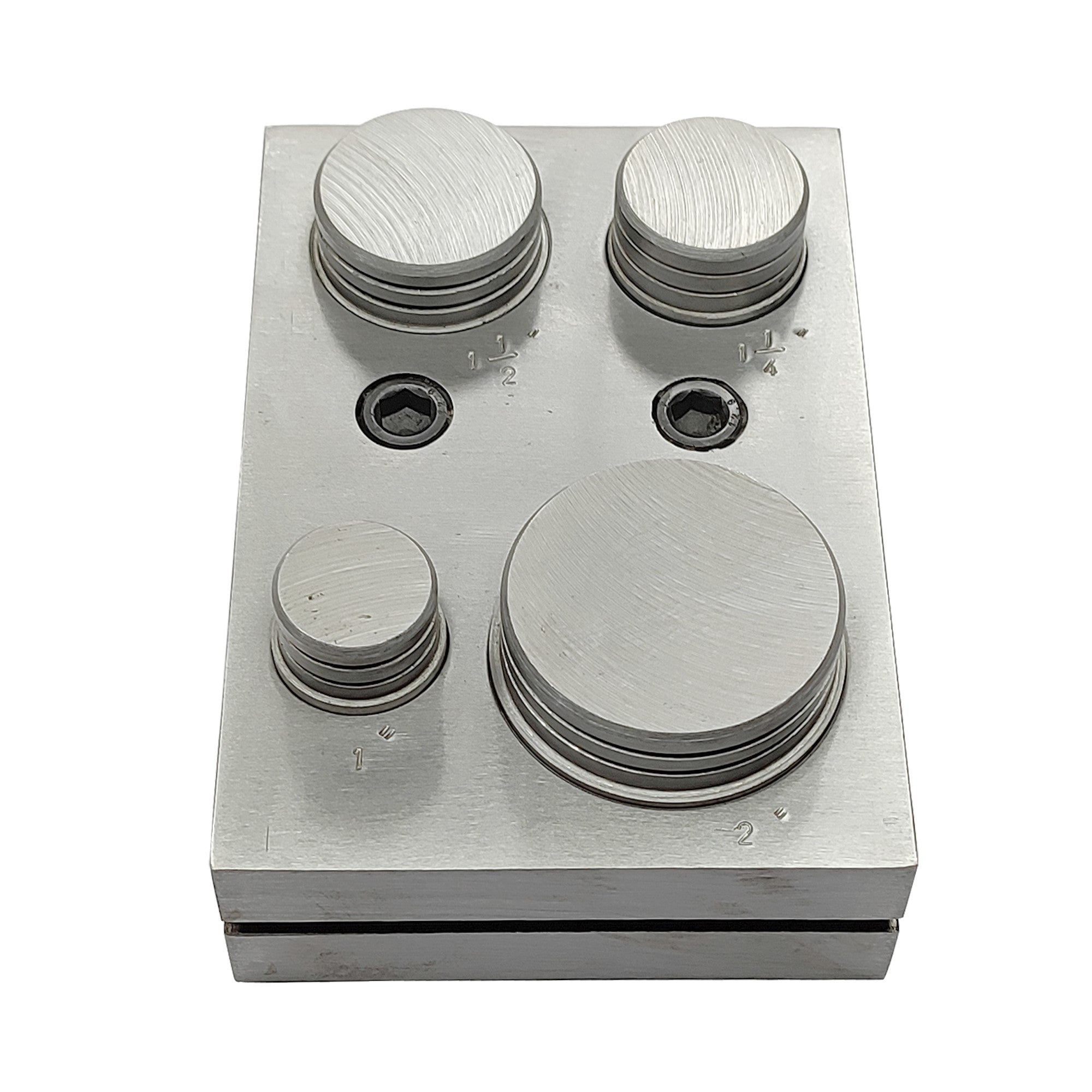 Round Shape Disc Cutter with Set of 4 Circular Punches Size 25mm-50mm