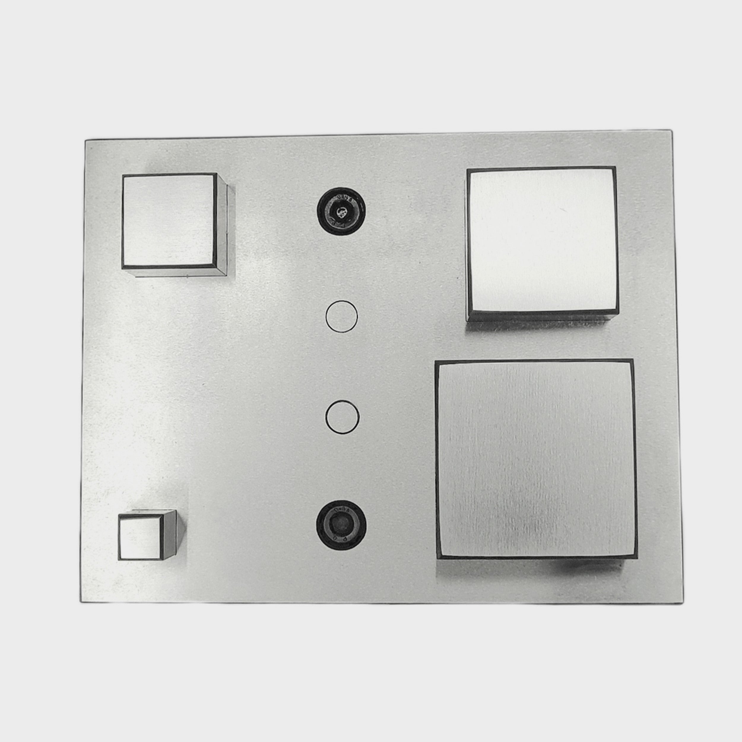 Square Shape Disc Cutter with Set of 4 Punches Size 12mm-50mm