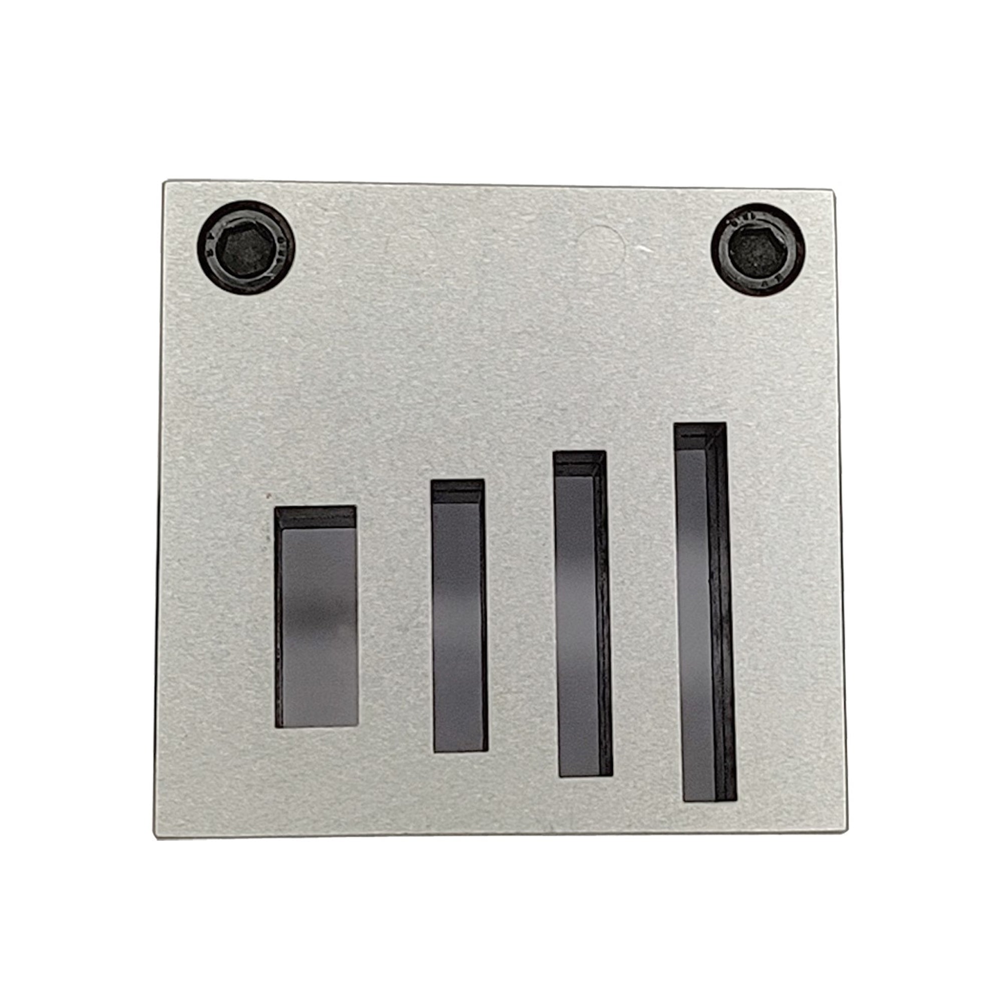 Disc Cutter Rectangular Strip Shape with Set of 4 Punches Size 1/8"-1 3/4"