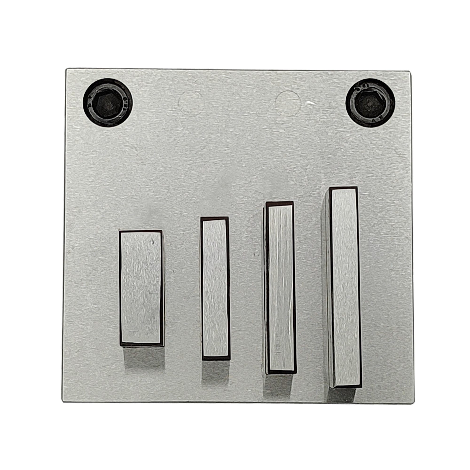 Disc Cutter Rectangular Strip Shape with Set of 4 Punches Size 1/8"-1 3/4"