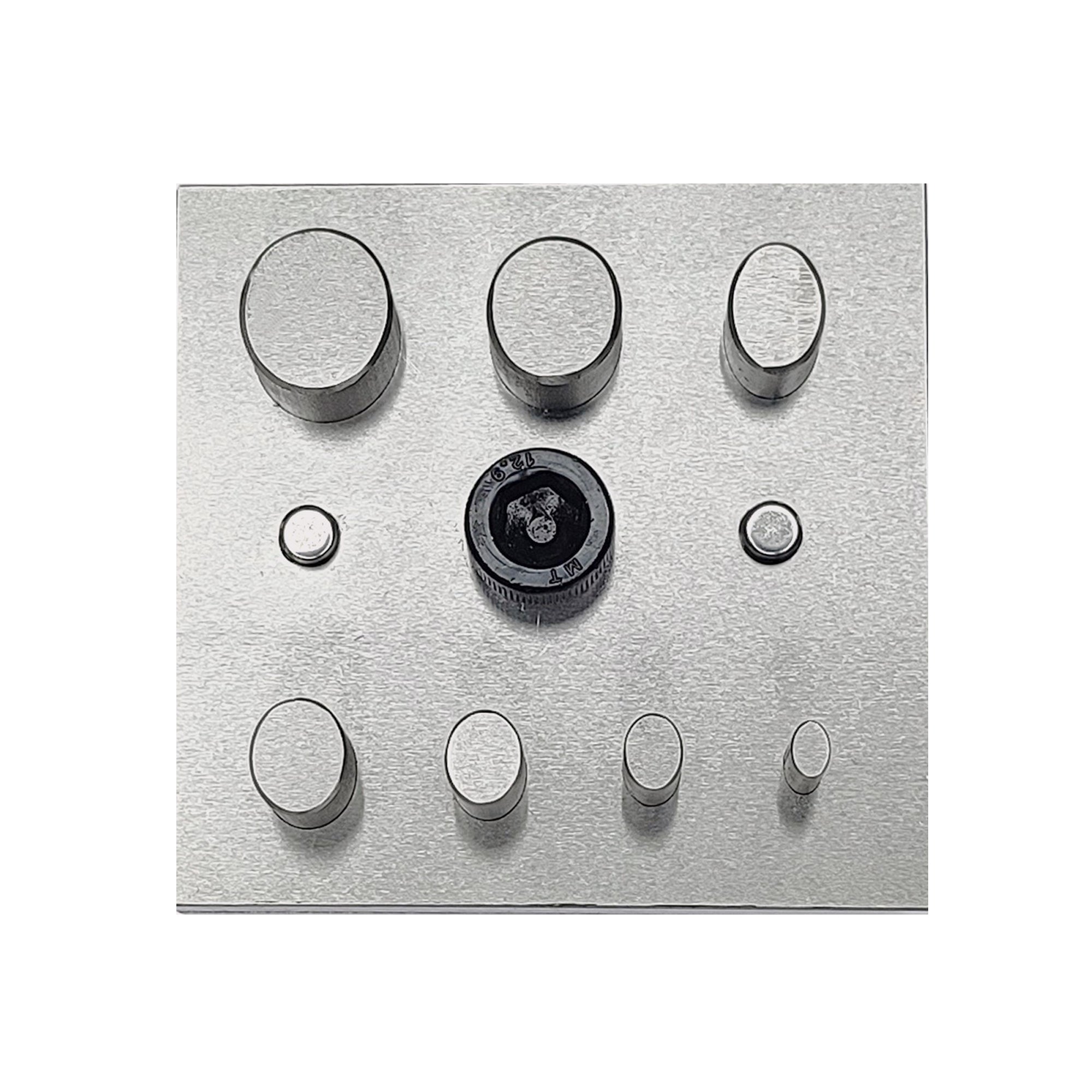 Disc Cutter Elderly Oval Shape with 7 Punches Size 4mm-18mm