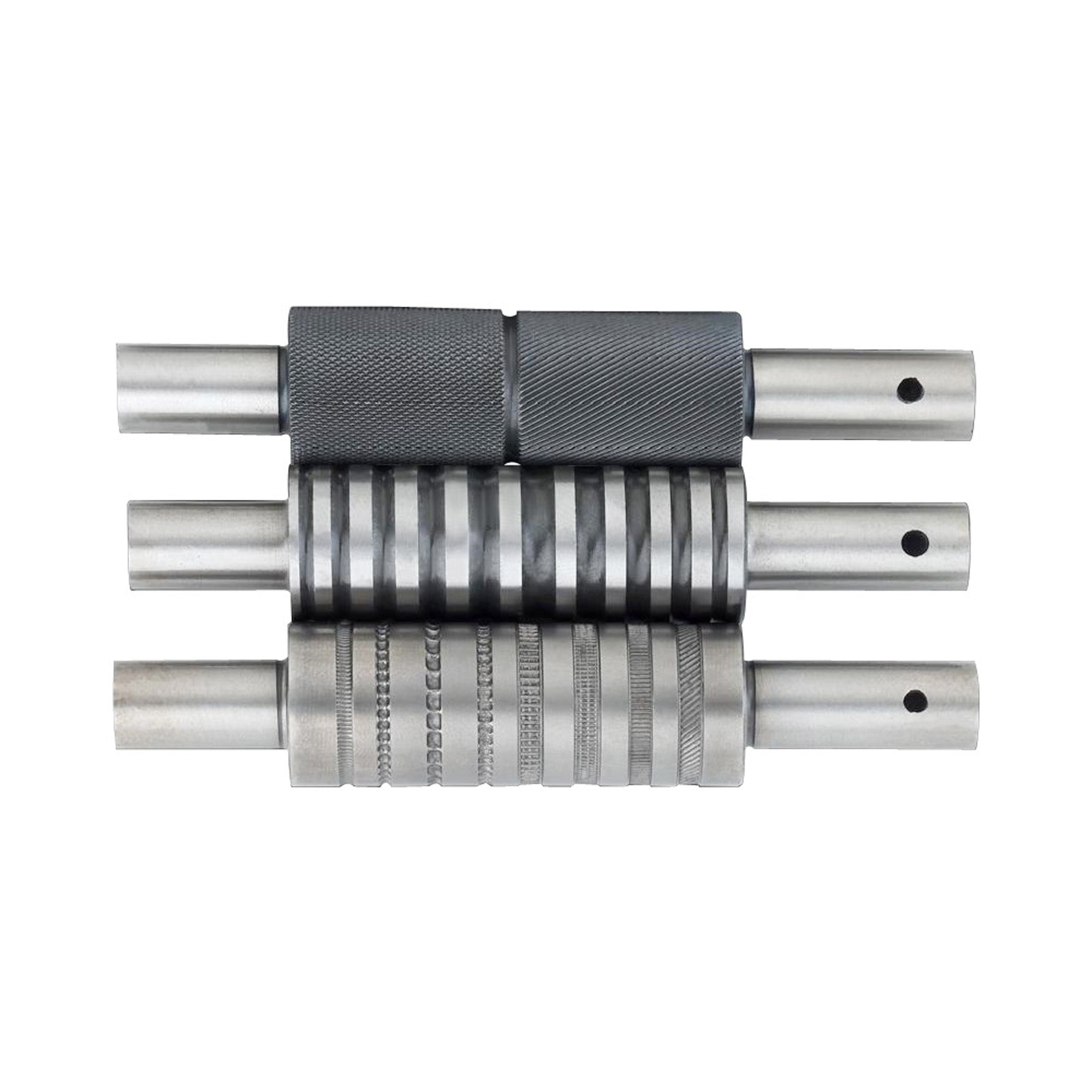 Jewelry Mini Rolling Mill Tool 2" With 1 Plain Roll and 3 Design Rolls