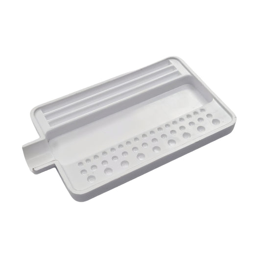 4" x 2-1/2" White Tray Jewelry Tool for Sorting Pearls Stones Beads Findings