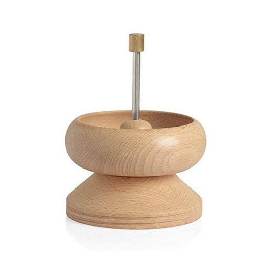 Large Wooden Bead Spinner with Needles - Jewelry & Bead Making Tool