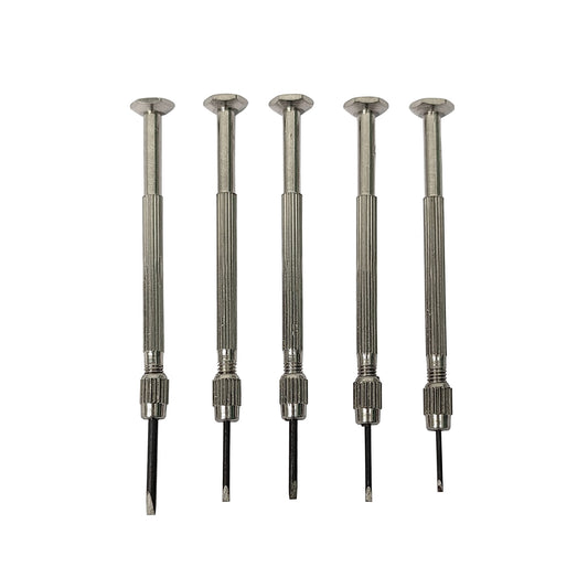 Screwdriver Set of 5 Pcs Reversible, Detachable Blades -watch tools