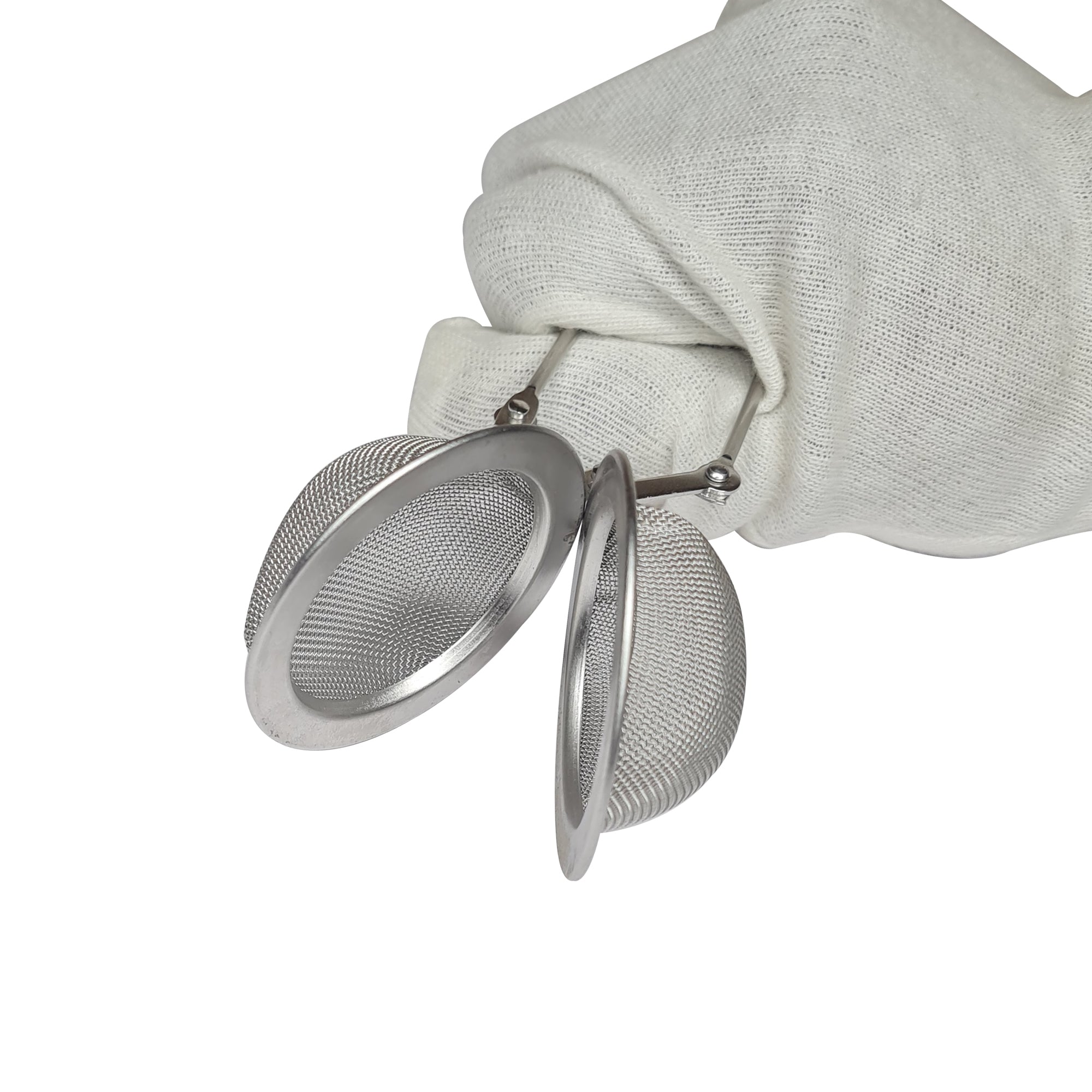 Ultrasonic Cleaning Small Basket Self Closing Parts Cleaner Mesh Screen 45mm