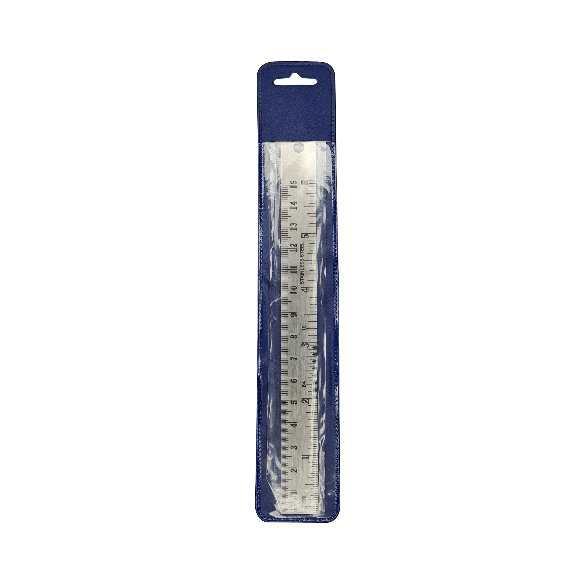 6" Steel Ruler Millimeters Inches - Jewelry Gemstone Diamond Findings Measuring