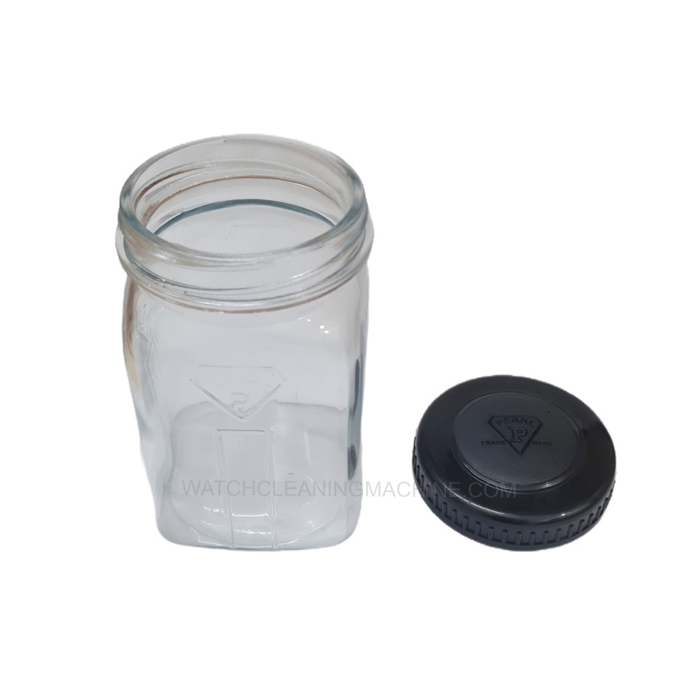 Glass Jar for Watch Cleaning Machine Pack of 2 Piece