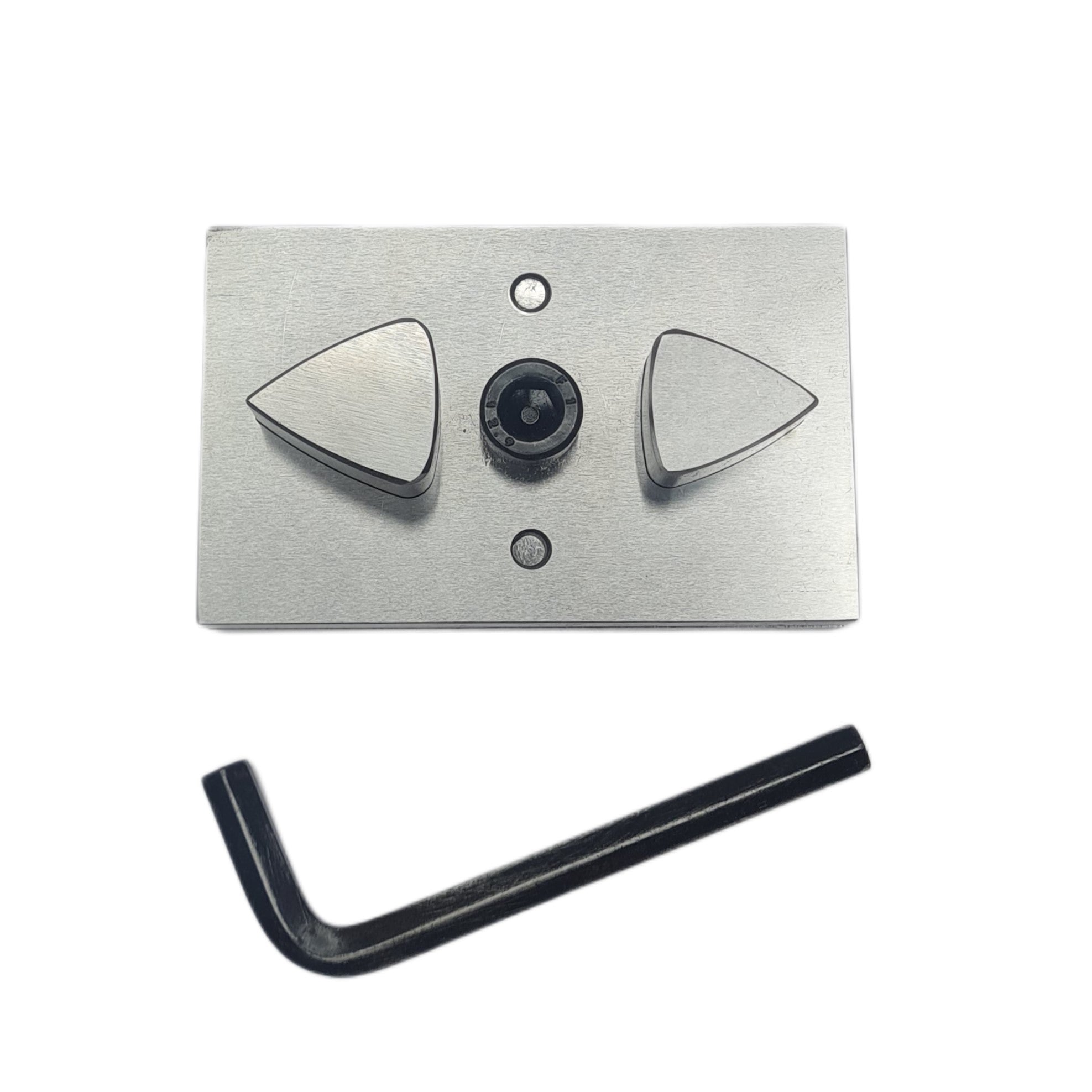 Disc Cutter Guitar Pick Shape with 2 Punches Size 1"-1 1/8"