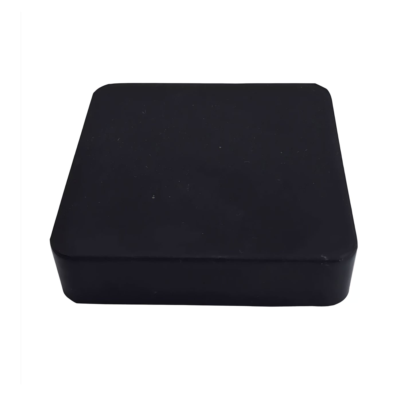 JEWELERS BENCH BLOCK RUBBER 4" x 4" SQUARE 1" THICK BASE FOR STEEL BLOCK DAPPING