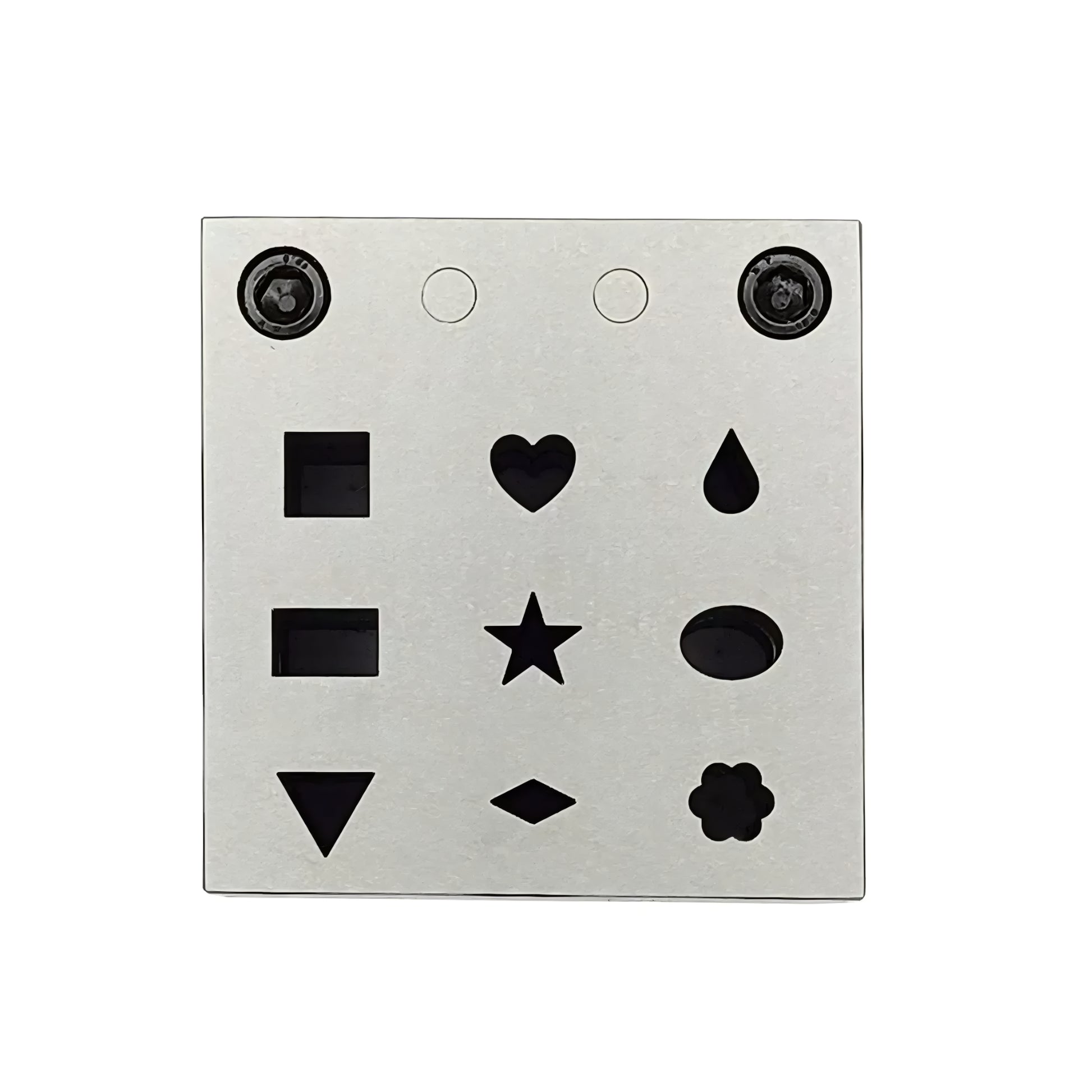 Multi Shape Disc Cutter with Set of 9 Punches- Flower, Heart, Teardrop