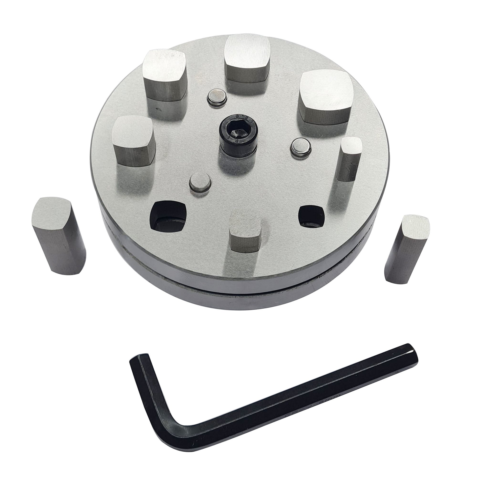 Puffed Square Shape Disc Cutter with Set of 8 Punches Size 8mm-22mm