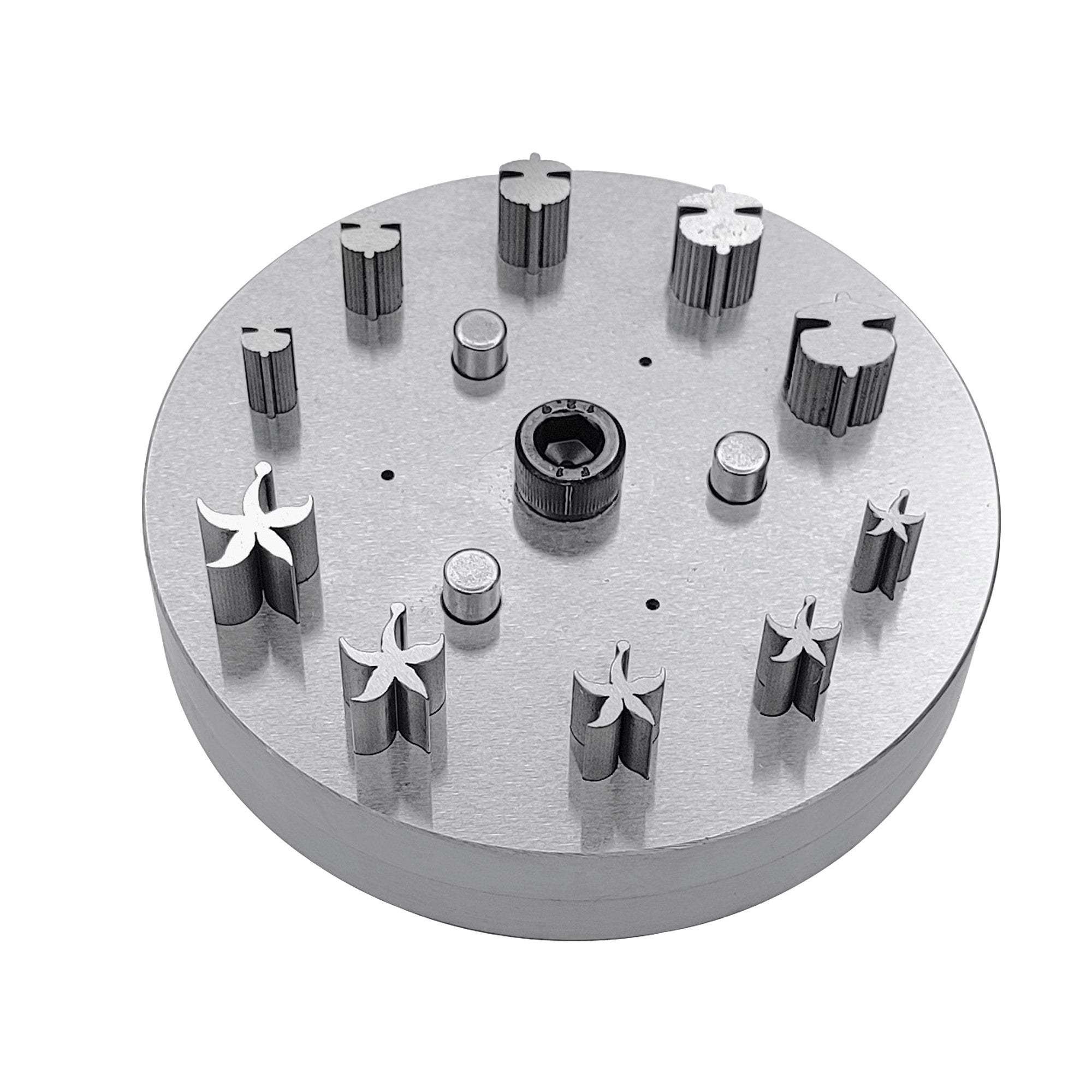 Disc Cutter 2 Different Shapes with 10 Punches - 5 Starfish & 5 Sea Shell Shape