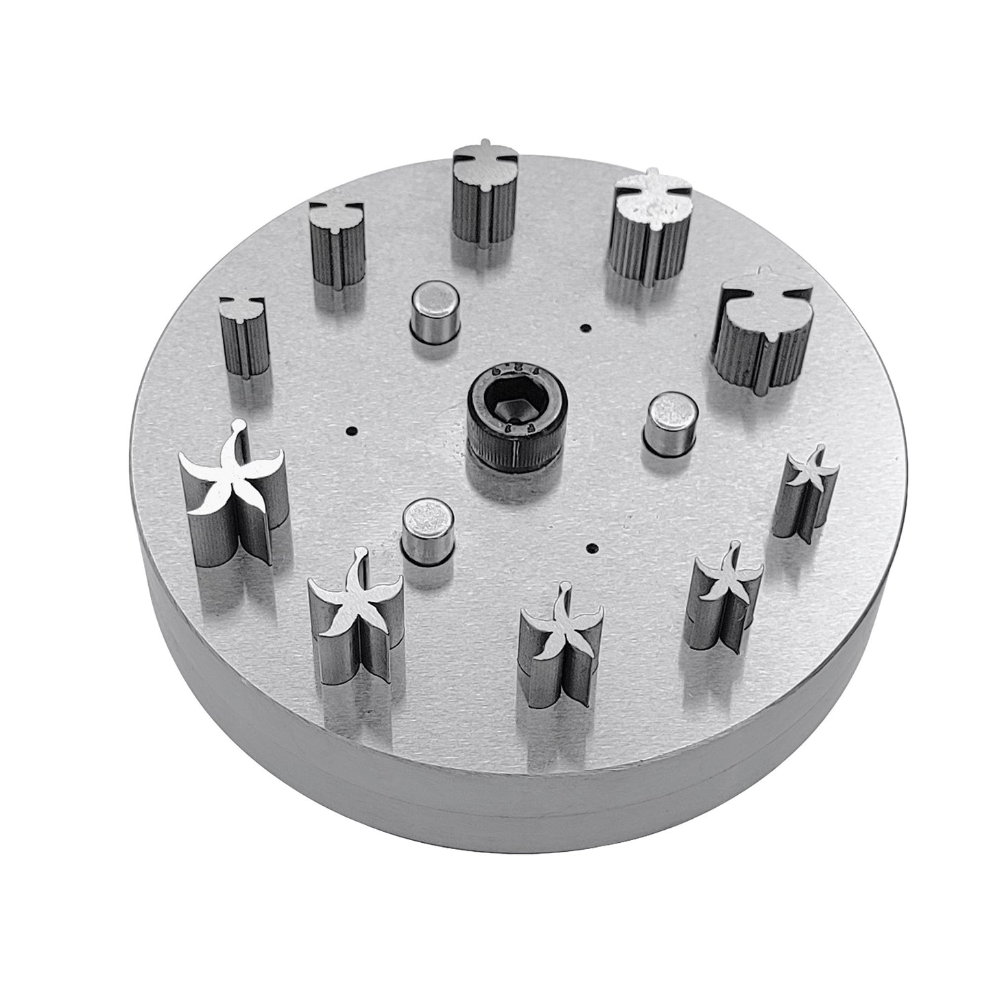 Disc Cutter 2 Different Shapes with 10 Punches - 5 Starfish & 5 Sea Shell Shape