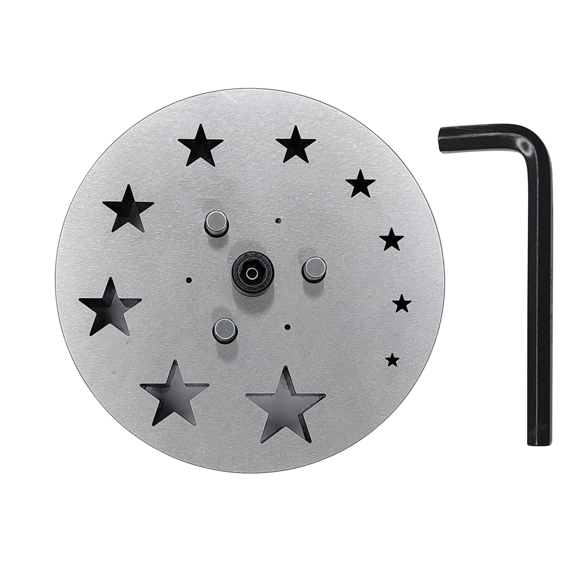 Star Shape Disc Cutter with Set of 10 Punches Size 4mm-31mm