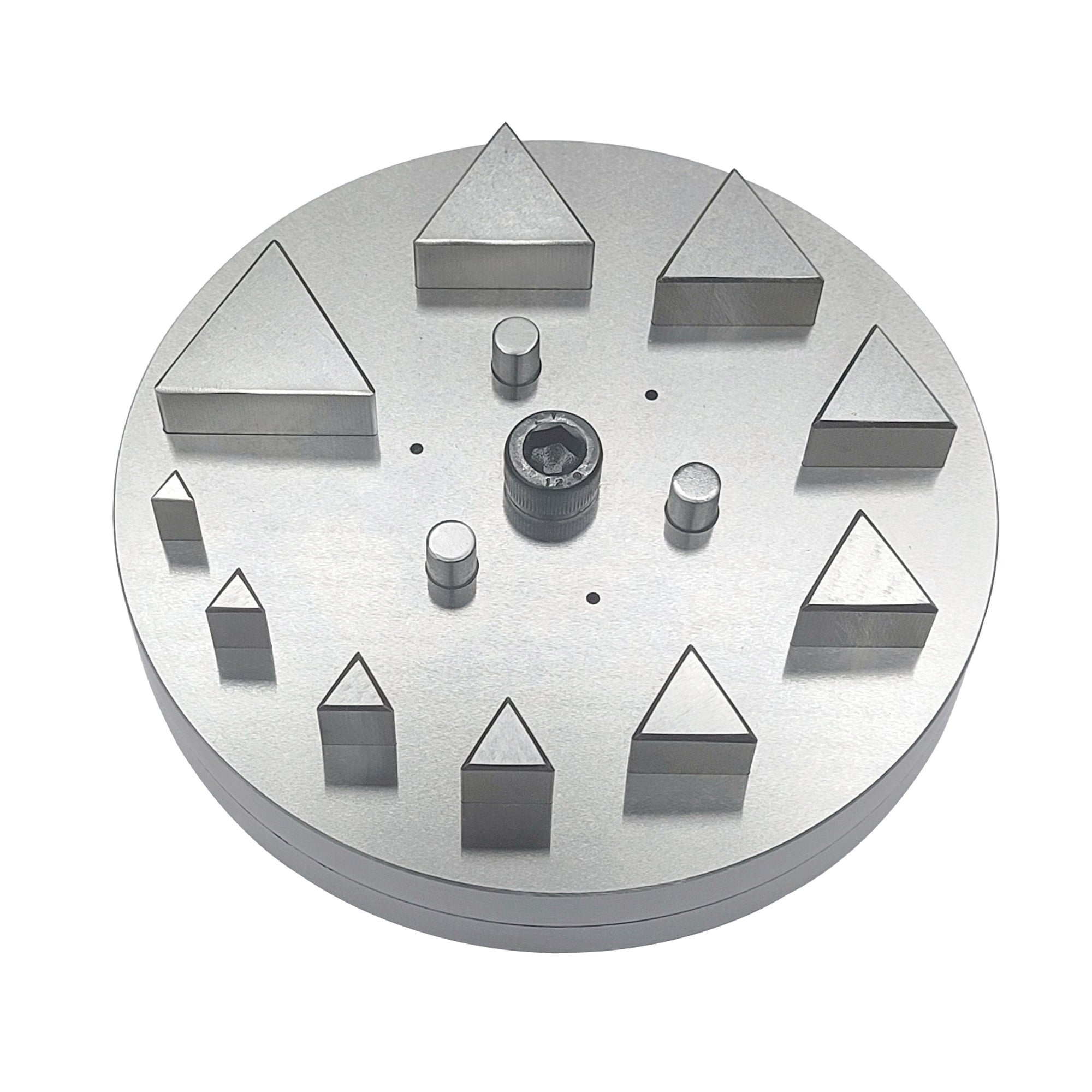 Triangle Shape Disc Cutter with Set of 10 Punches Size 4mm-31mm
