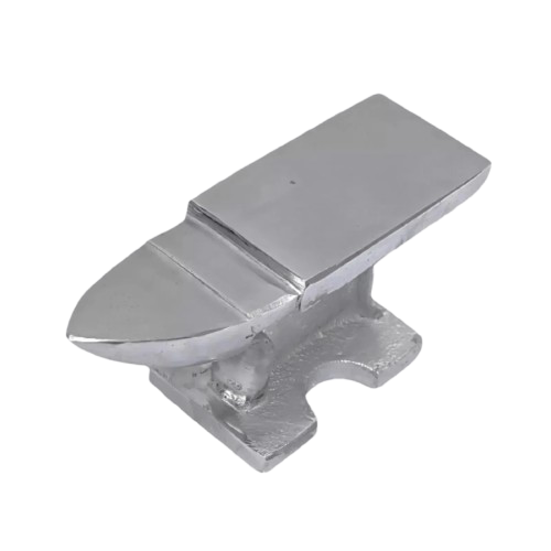2 lb. Steel Horn Anvil with Chrome Finish
