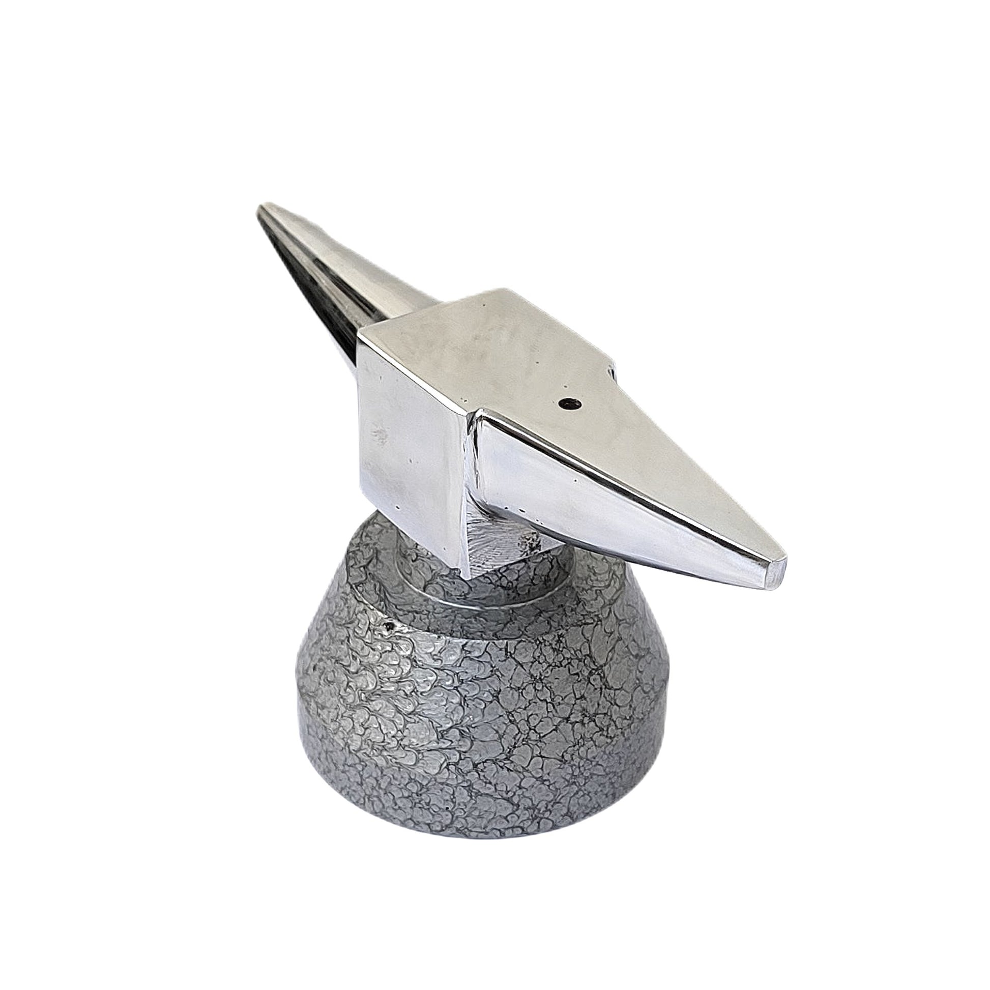 Extra Heavy Horn Anvil with Round Base - Metal Forming Work Surface Tool