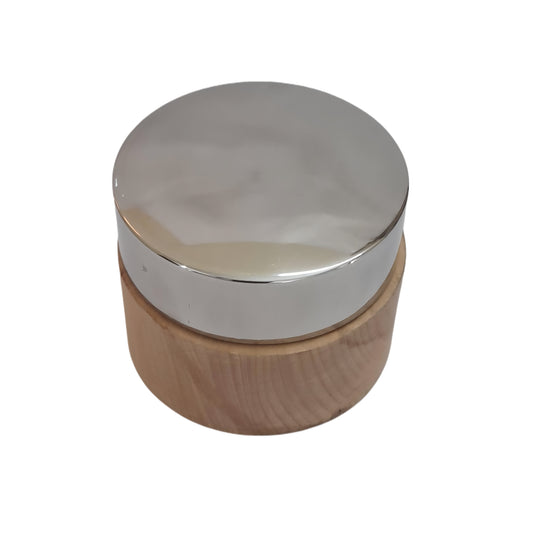 Low Dome Bench Block Anvil with Wooden Base Surface Metal Forming Jewelry Making