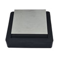 4" Steel & 5" Rubber Bench Block Flat Anvil -Jewelers Tool - Metal Stamping Tool