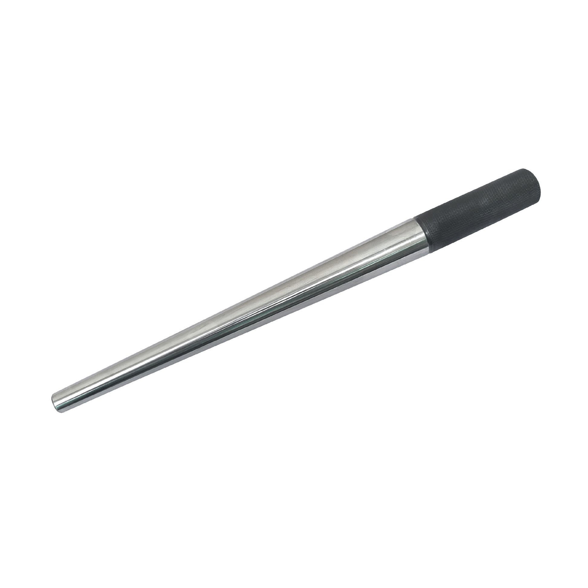 12" Plain Ring Mandrel Steel Ungrooved with Black Knurling Handle - Jewelry Tool
