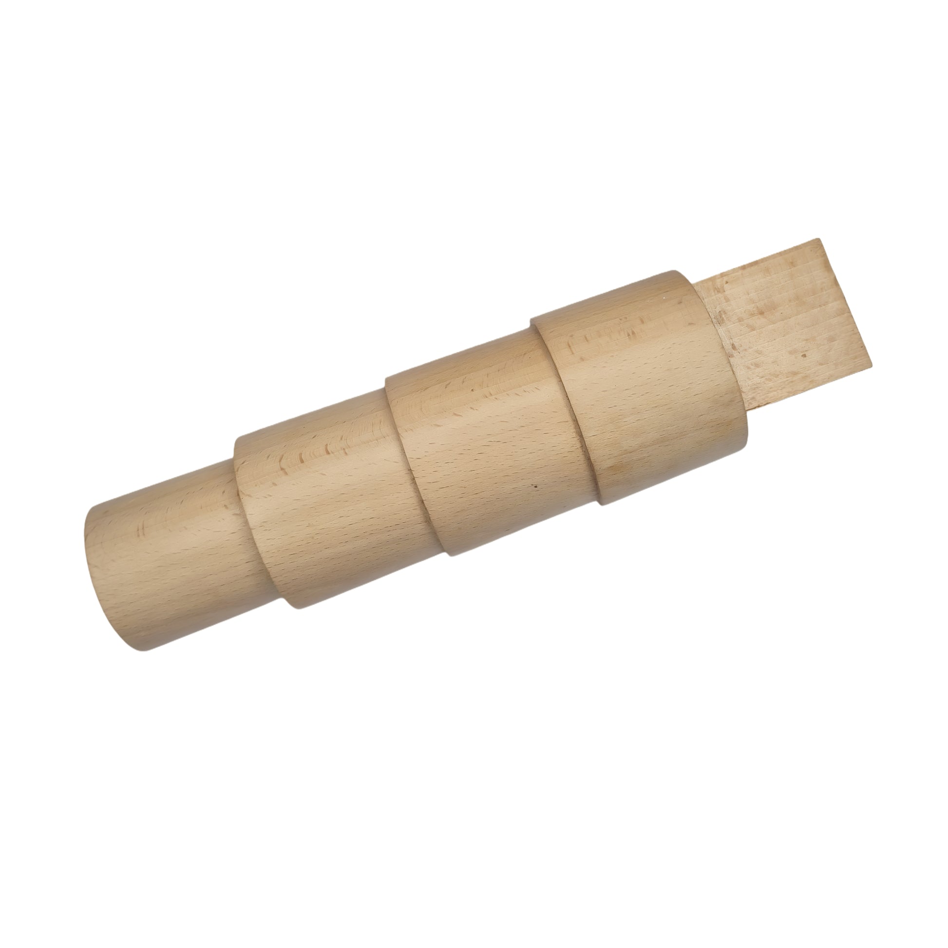 Wooden Stepped Round Bracelet Bangle Mandrel 4 Sizes - Jewelry Making Metal Form