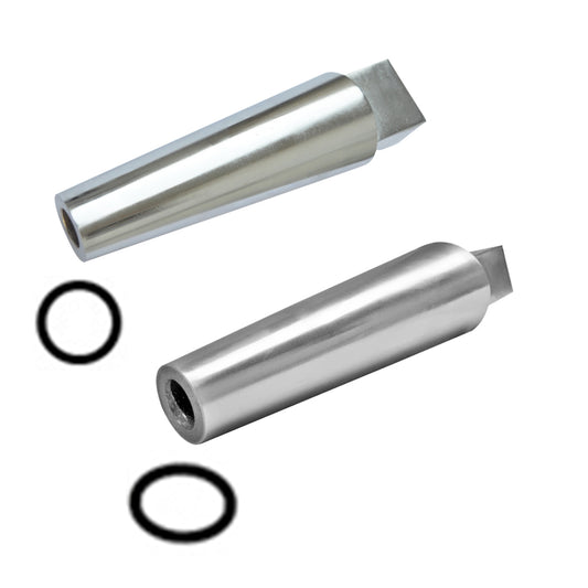 2 PC 9" Steel Round & Oval Tapered Mandrels with Tang Size:1-3/4" to 2-3/4"
