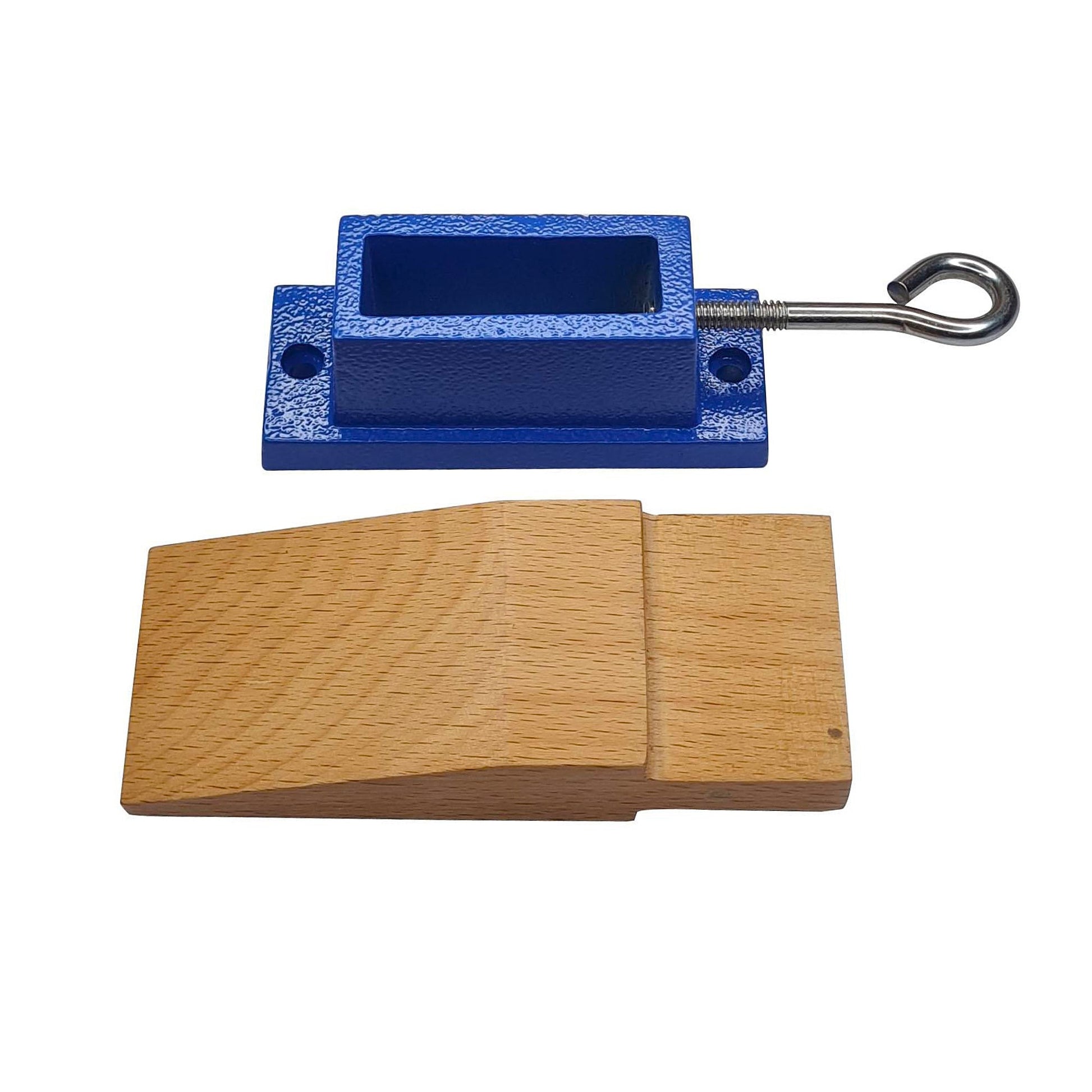 Jewelers Bench Pin Block Anvil Mounting Holder & Bench Pin With Metal Holder