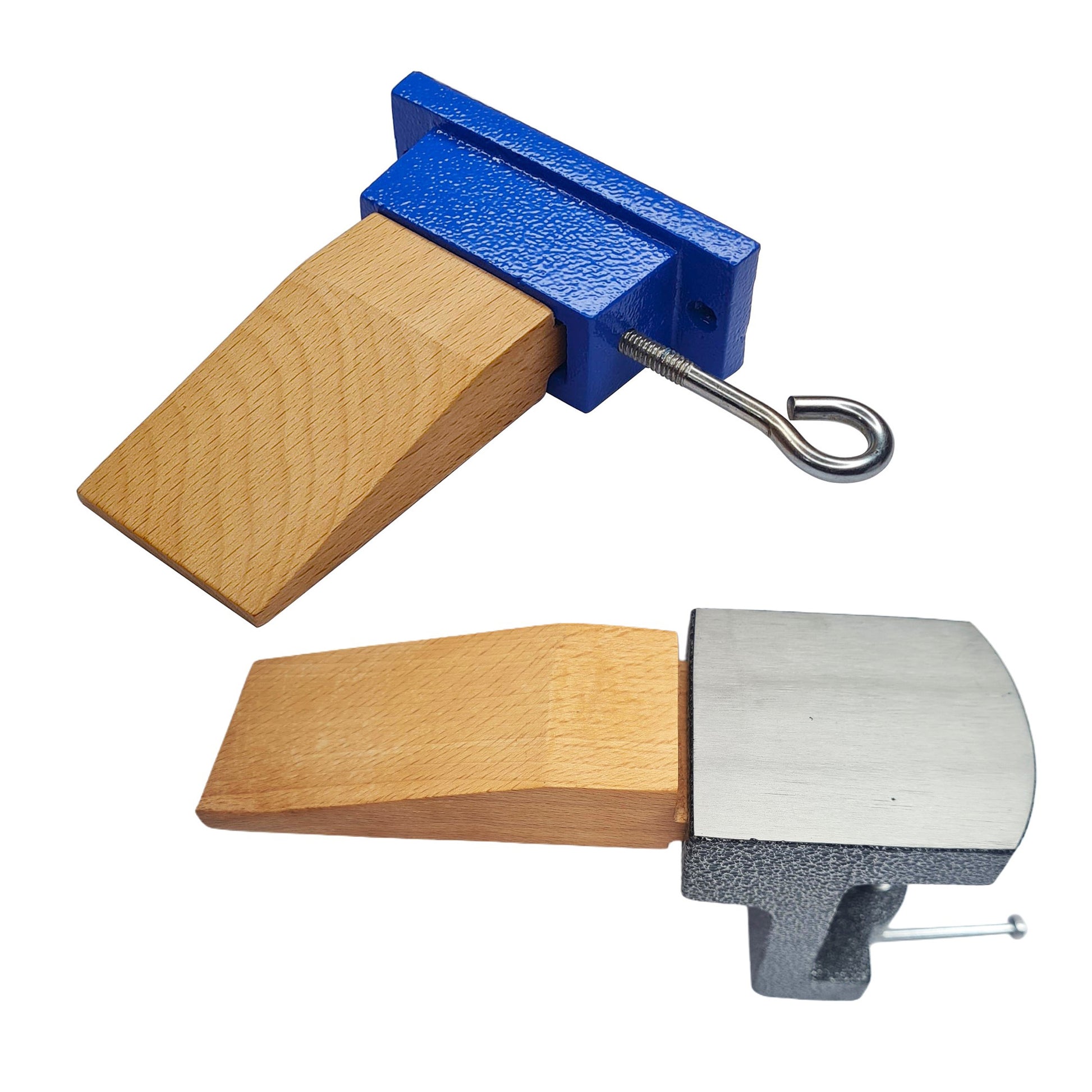 Jewelers Bench Pin Block Anvil Mounting Holder & Bench Pin With Metal Holder