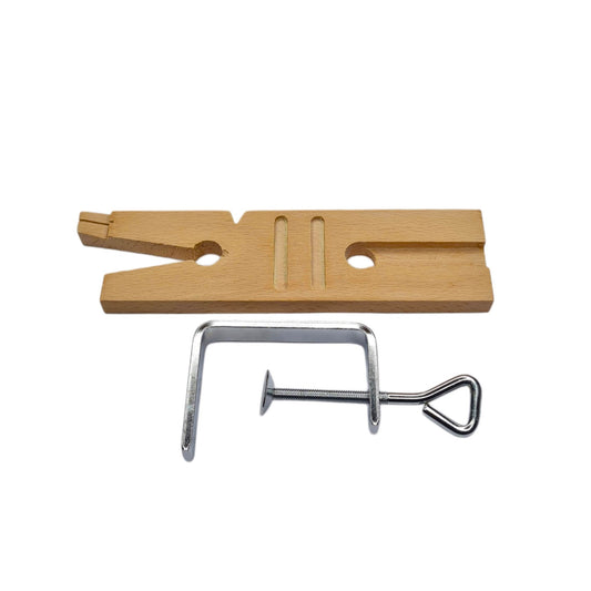 Jewelers Bench Pin Steel Block Anvil Mounting Holder &Bench Pin Peg Clamp V-Slot