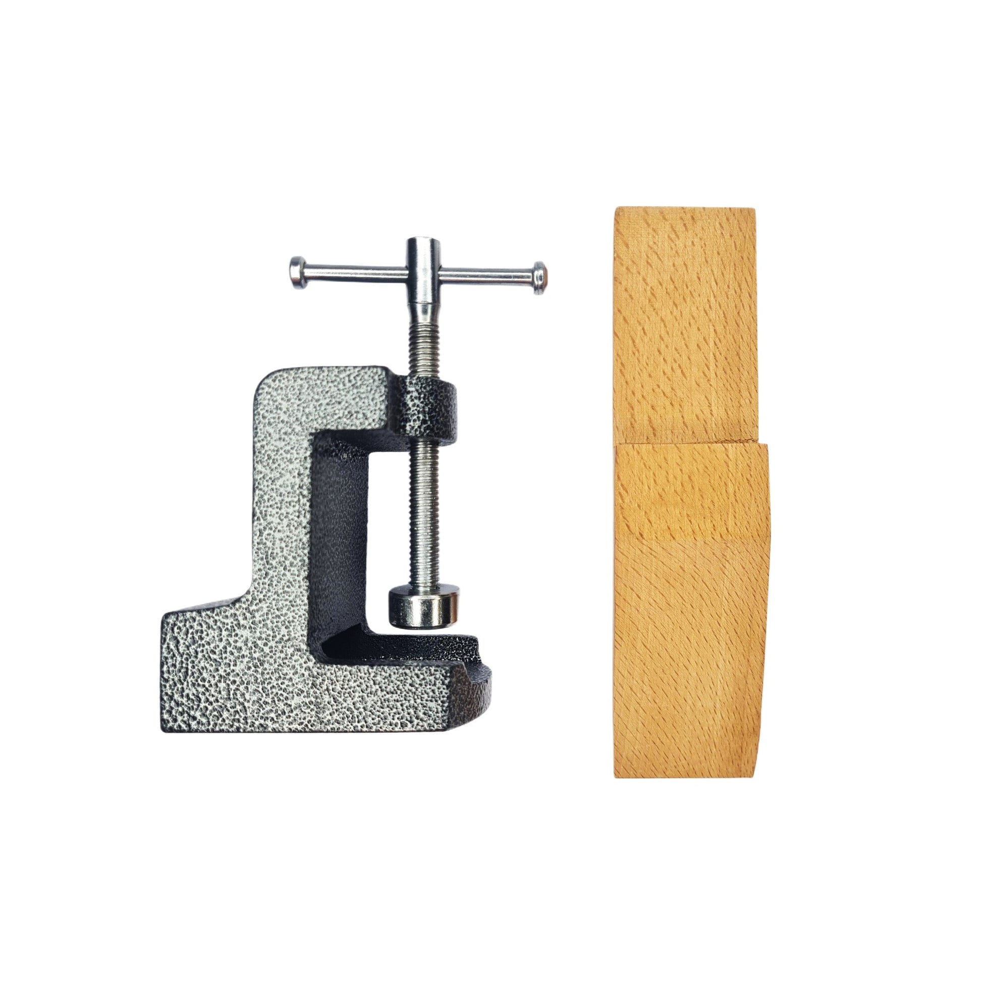 Jewelers Bench Pin Steel Block Anvil Mounting Holder - Jewelry Making Tool