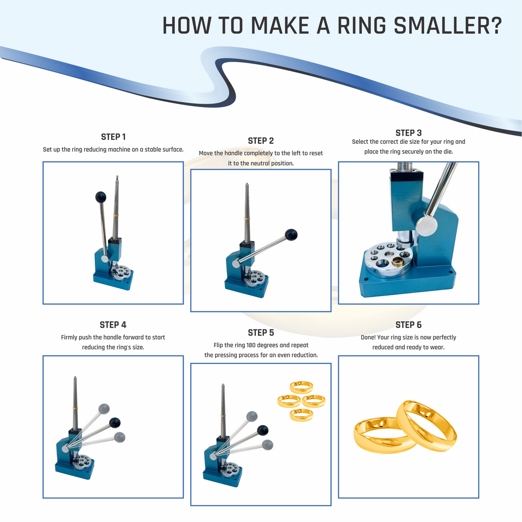 Ring Stretcher Enlarger Reducer -Size 1-36 European Std. Ring Sizing Repair Tool