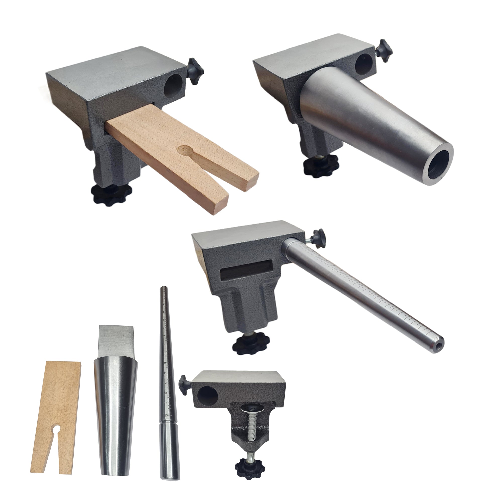4 Piece Multi Utility Bench Pin Combo Set Jewelry Making Craft Tool