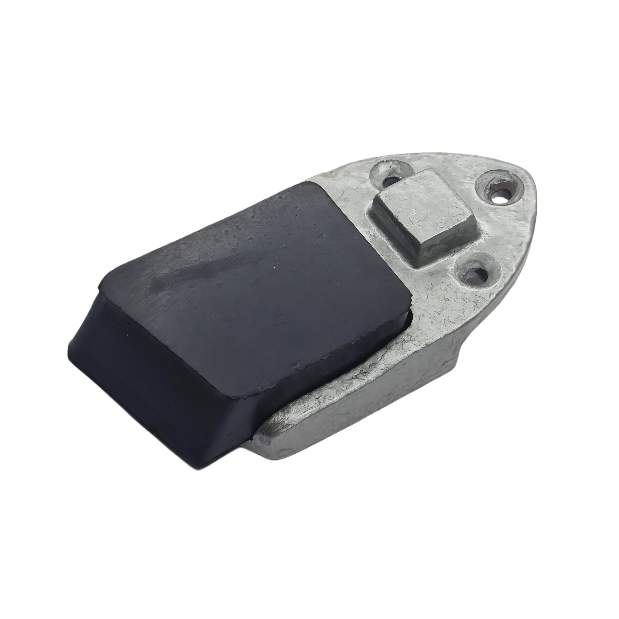 Cast Iron Bench Filing Block with Rubber Pad -Jewelry Making Forming Repair Tool