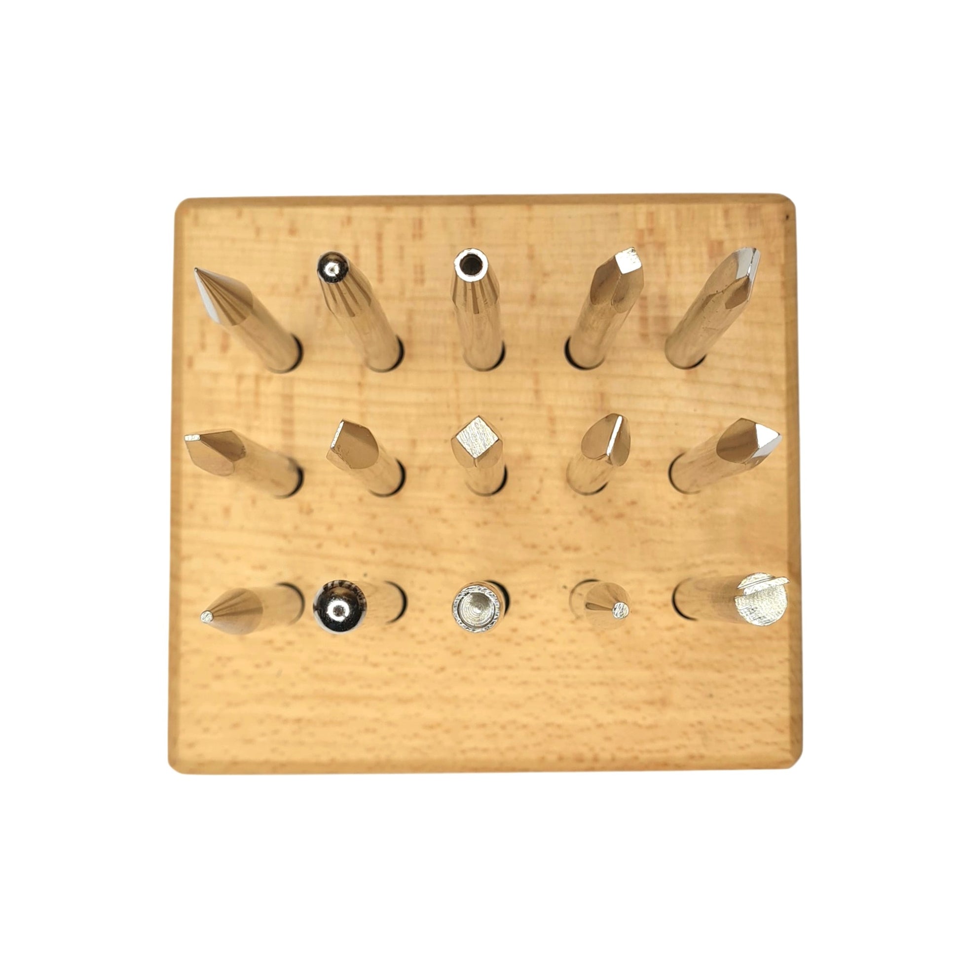 15-Piece Repoussé Punch Set - Jewelry Making Metal Forming Metalsmith Tools